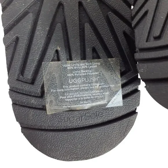 Koolaburra 'Ugg' Black Tazz Shoe Size 8 - Picture 8 of 8